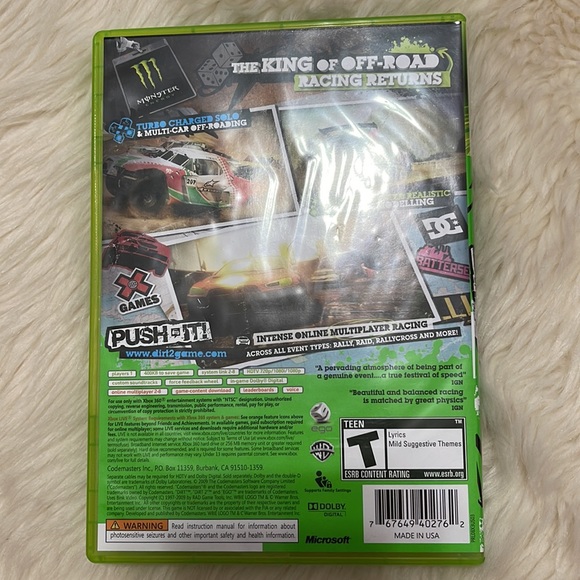 4/$25 Xbox 360 Dirt 2 video game - Picture 2 of 4